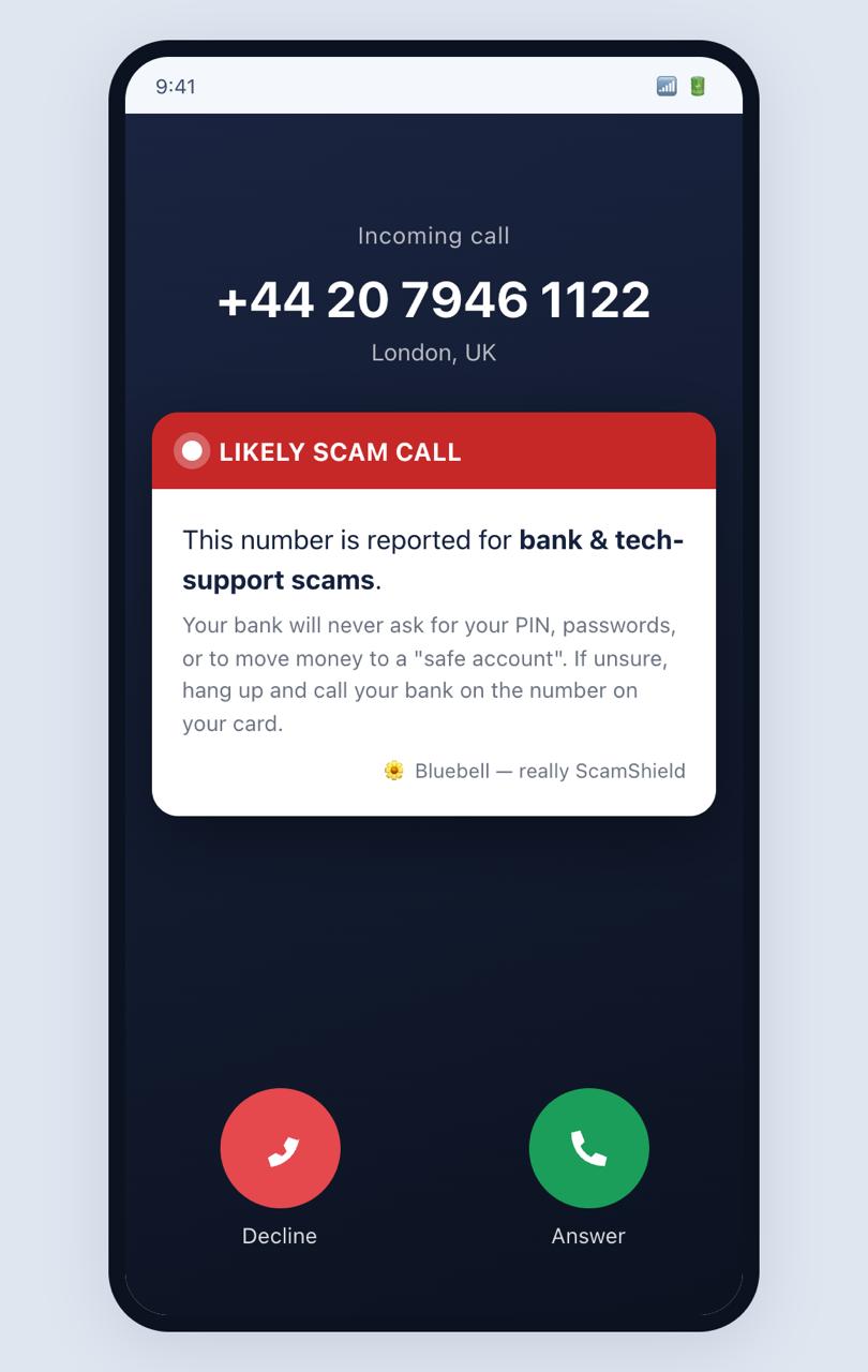 Scam Call Warning
